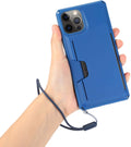 iPhone 12 Pro Max Wallet Case, Slim Protective Kickstand Case with Credit Cards Holder and Wrist Strap for iPhone 12 Pro Max