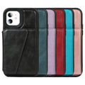 IPHONE 12 MINI WALLET CASE WITH WRIST STRAP, PU LEATHER KICKSTAND HOLDER CASE WITH CARD SLOTS MAGNETIC COVER CASE