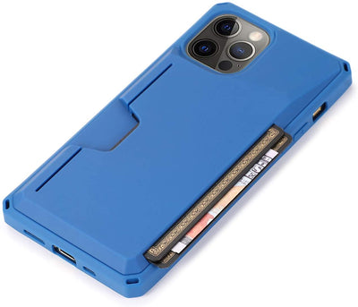 iPhone 12 Pro Max Wallet Case, Slim Protective Kickstand Case with Credit Cards Holder and Wrist Strap for iPhone 12 Pro Max